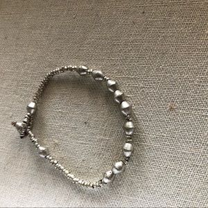 Silver artillery bracelet